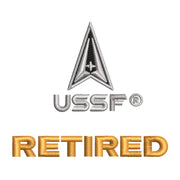 US Space Force Retired Delta digitized embroidery design