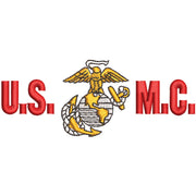 USMC Logo digitized embroidery design