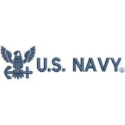 Licensed Eagle U.S. Navy Logo digitized embroidery design