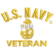 Licensed Navy USN Veteran digitized embroidery design