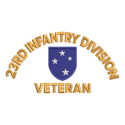 U.S. Army 23rd Infantry Division Symbol digitized embroidery design