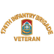 U.S. Army 174th Infantry Brigade digitized embroidery design