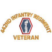 U.S. Army 442nd Infantry Regiment digitized embroidery design