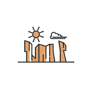 Sunny Grand Canyon digitized embroidery design