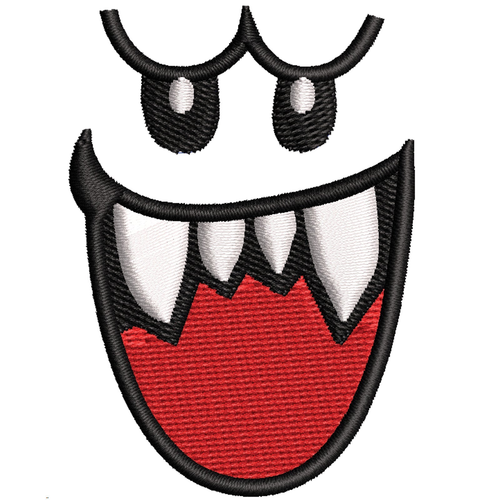 Halloween Mario Ghost Face Logo Embroidery Design At E4Bigs E4Bigs Com