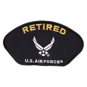 Retired US Air Force Patch - Black OSFM