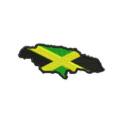 Jamaica Flag Map