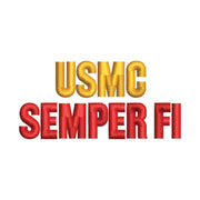 USMC Semper Fi Design digitized embroidery design