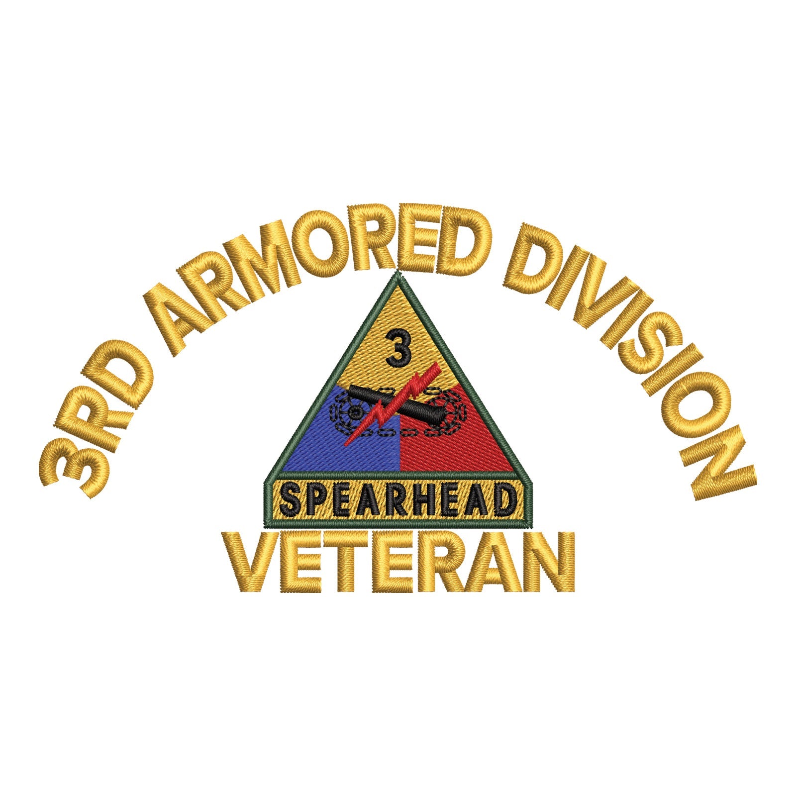 Army: U.S. Army 3rd Armored Division Logo | Embroidery Design at e4Bigs ...