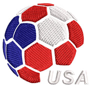 USA Soccer Ball digitized embroidery design