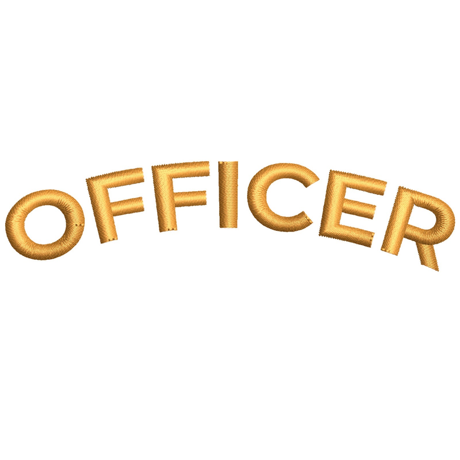 Enforcement: Officer | Embroidery Design at e4Bigs – e4Bigs.com