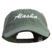 Western States Alaska Embroidered Big Size Adjustable Ripstop Army Cap - Olive XL-3XL