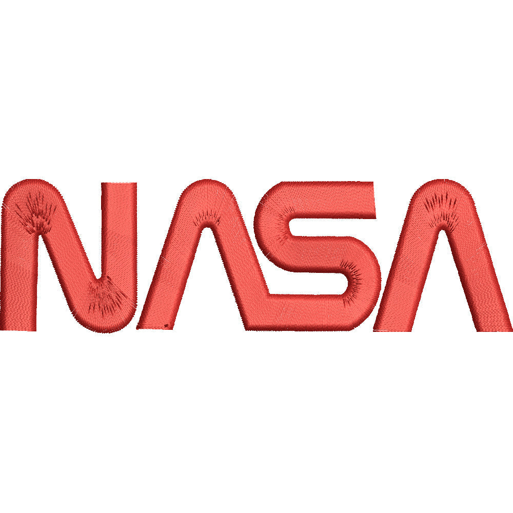 NASA: NASA Logo Font | Embroidery Design at e4Bigs – e4Bigs.com