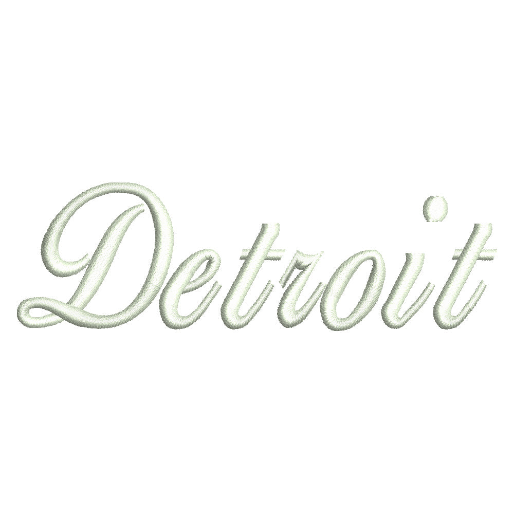 City / State: City of Detroit Calligraphy | Embroidery Design at e4Bigs ...