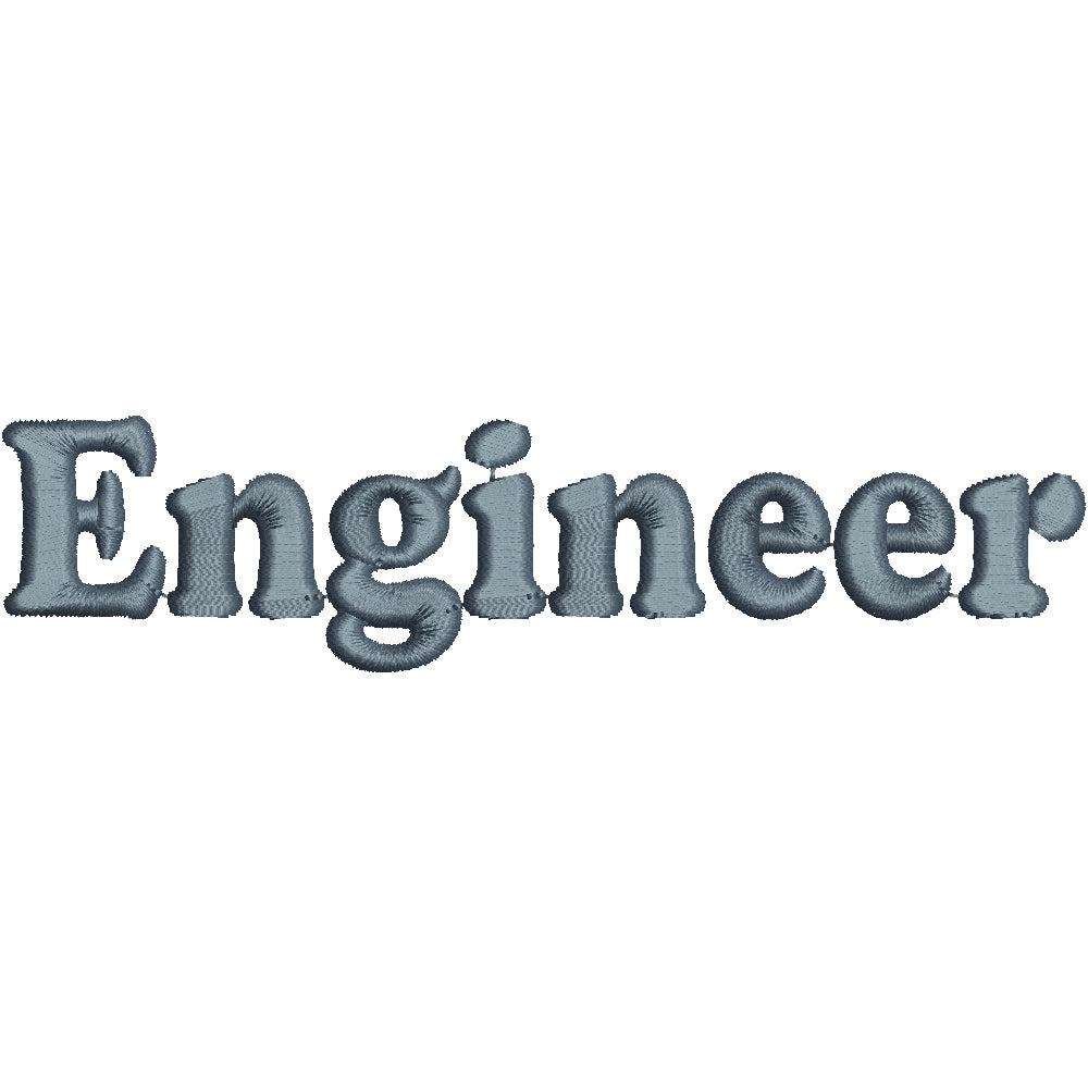 Embroider Engineering Design Word: Engineer | Embroidery Design at e4Bigs – e4Bigs.com