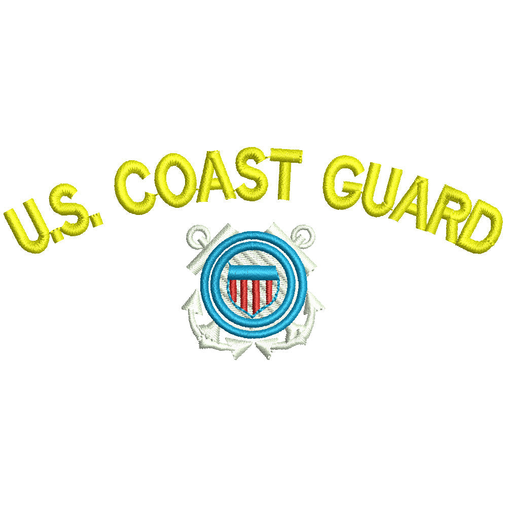 Enforcement: US Coast Guard Logo | Embroidery Design at e4Bigs – e4Bigs.com