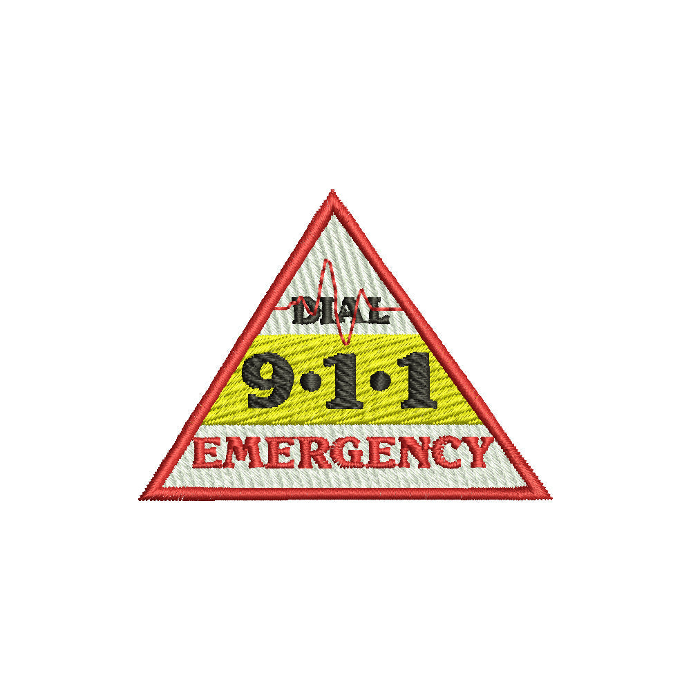 Rescue: 911 Emergency Logo | Embroidery Design at e4Bigs – e4Bigs.com