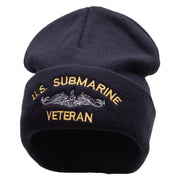 US Submarine Veteran Military Big Size Acrylic Long Beanie - Navy XL-3XL